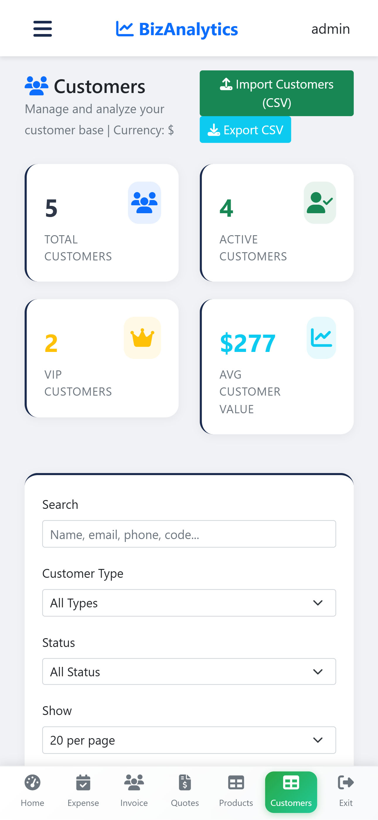 Customers