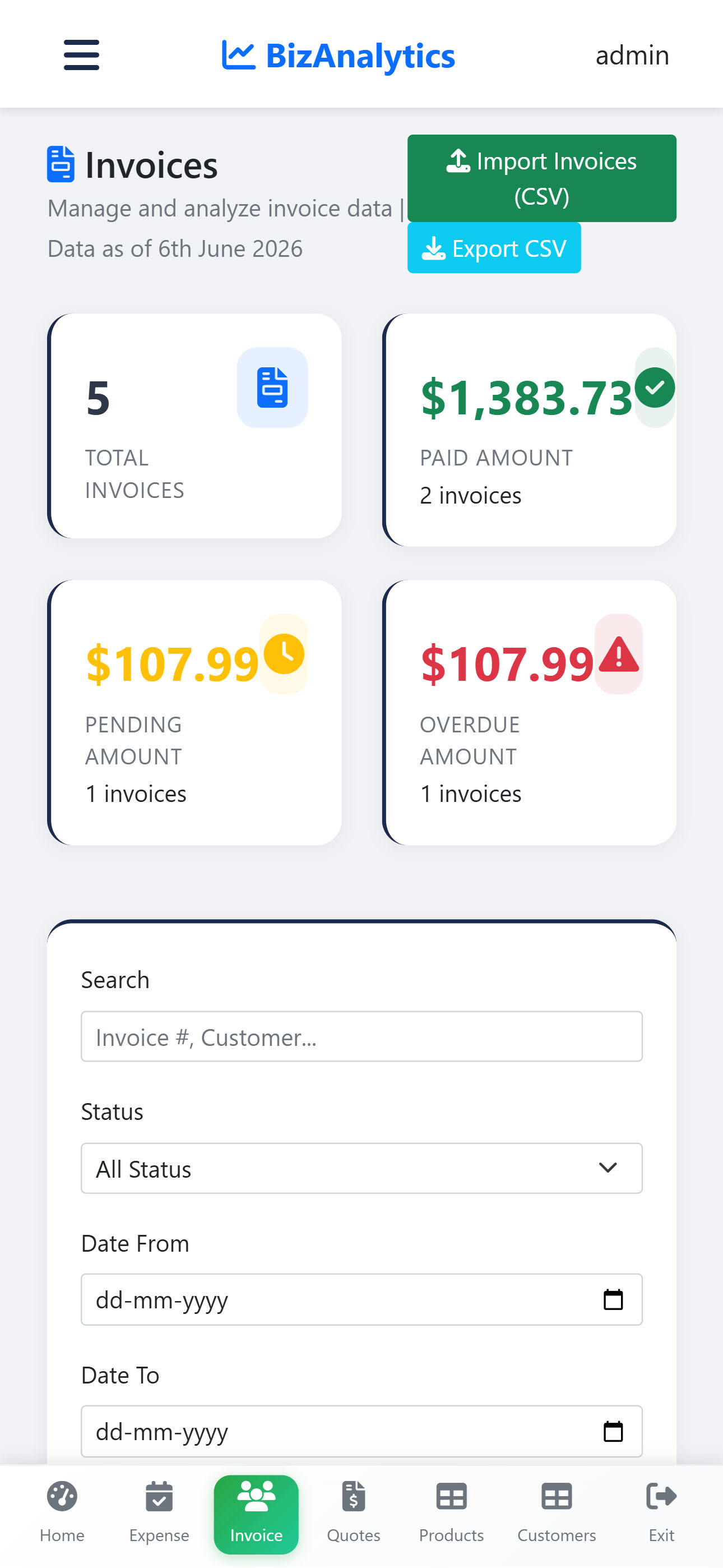 Invoices