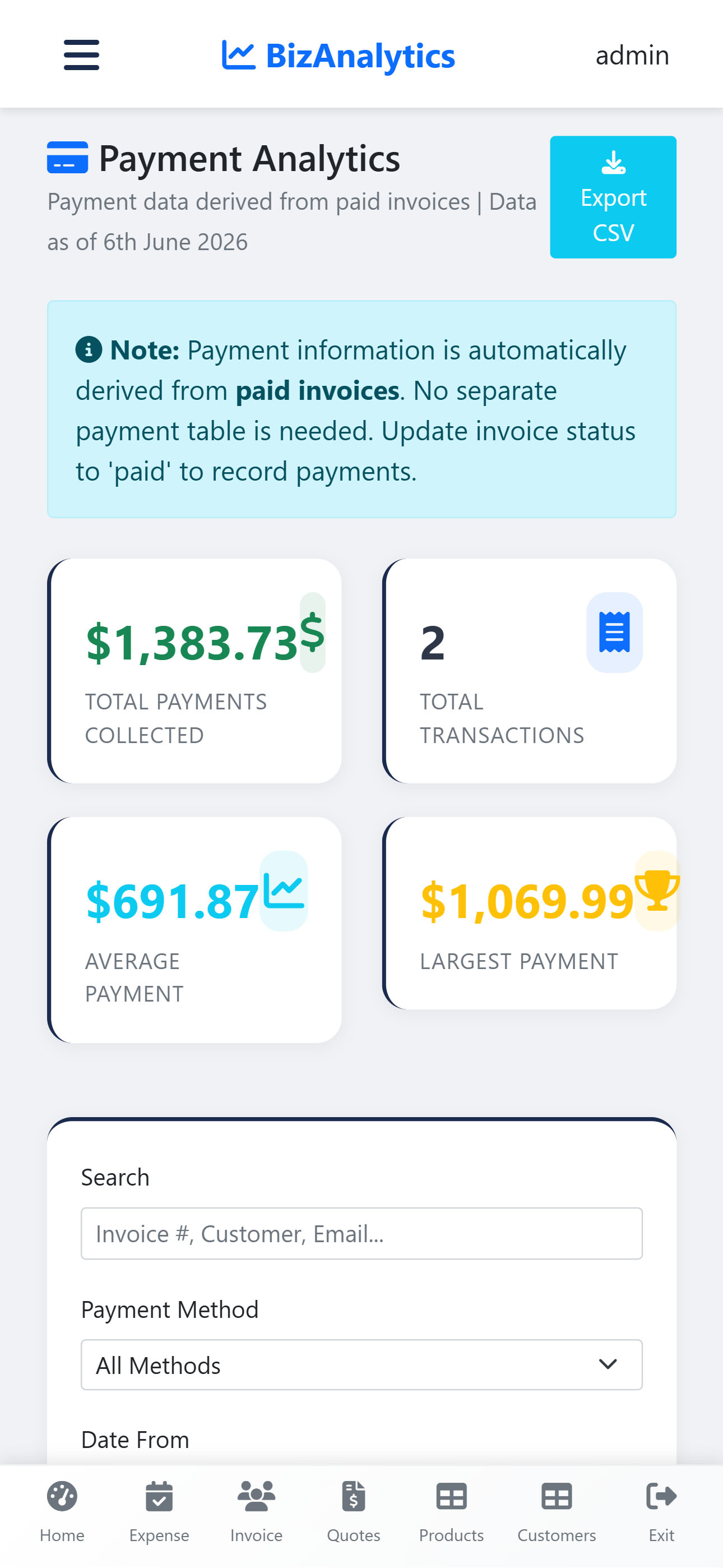Payments