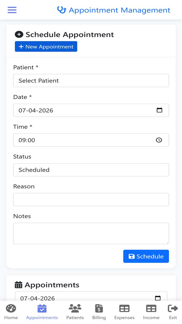 Appointments