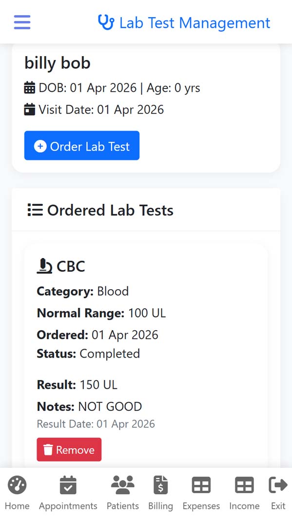 Lab Tests