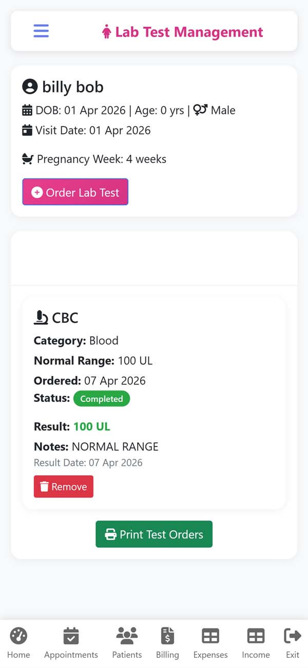 Lab Test