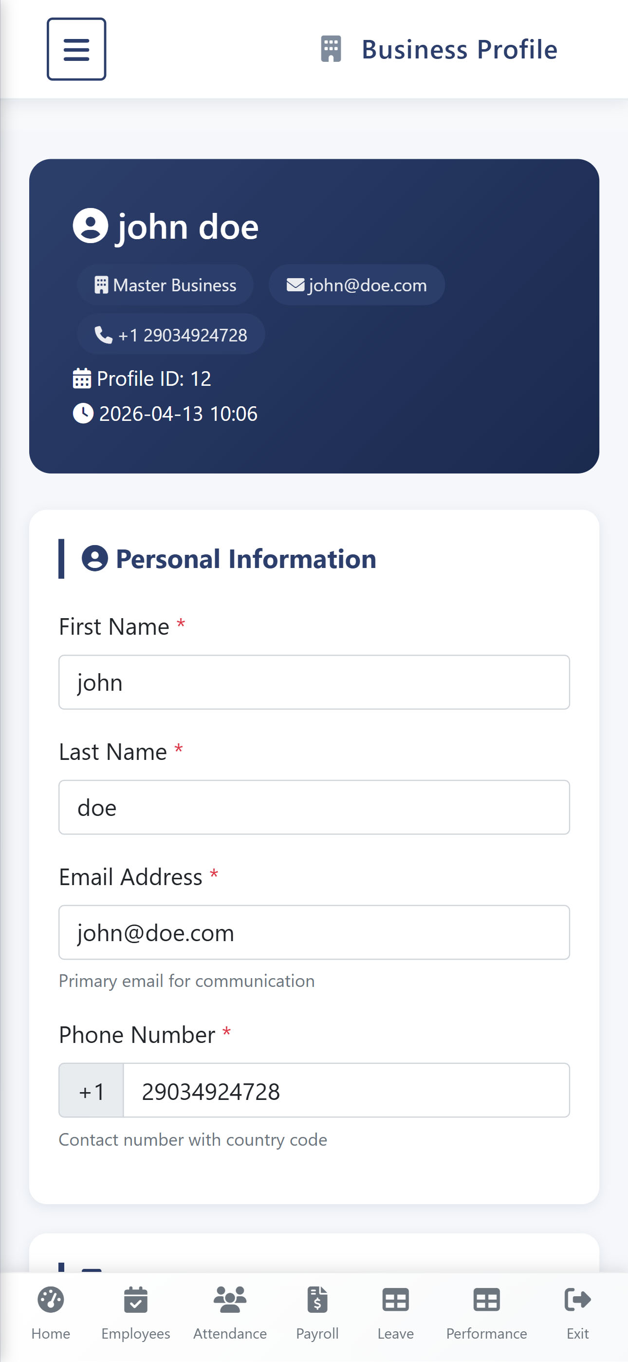 Company Profile
