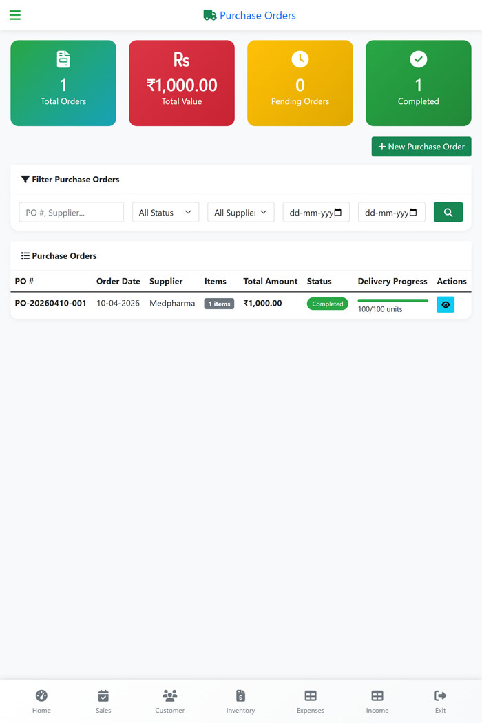 Purchase Orders